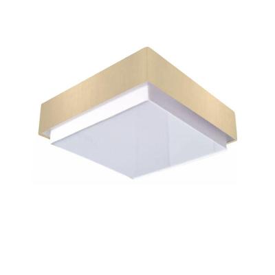 Plafon Quadrado Vivare Md-3092 Cúpula Em Tecido 60x60cm - Bivolt Algodão-crú 127/220v