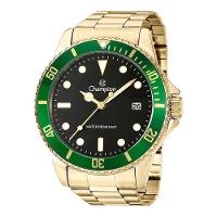 Relógio Champion Masculino Analógico Dourado Verde Ca31266m - 1