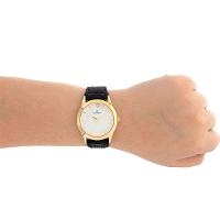 Relógio Champion Feminino Dourado Couro Preto Ch22742m - 3