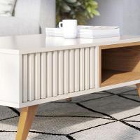 Mesa De Centro Ambiente Jeri Off White Freijó - Colibri - 2