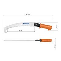 Serrote De Poda Com Gancho 12,5 - 320 Mm Aço Com Empunhadura Emborrachada - Tramontina