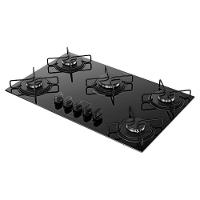 Cooktop 5 Bocas Atlas Milão Mega Chama A Gás Preto Bivolt - 2