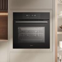 Forno Elétrico De Embutir 80L Touch Com Air Fryer Midea TST80P2 220V