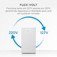 Frigobar Branco 93L Inverter Bivolt Midea MDRD142FGD013 Bivolt - 6