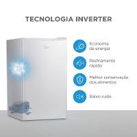 Frigobar Branco 93L Inverter Bivolt Midea MDRD142FGD013 Bivolt - 7