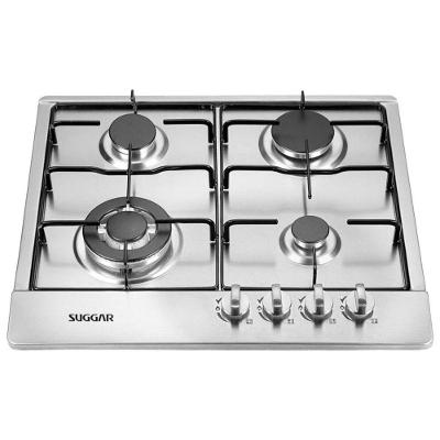 Fogão de Mesa Cooktop a Gás Suggar FG4134IX 4 Bocas Inox com Tripla Chama Bivolt