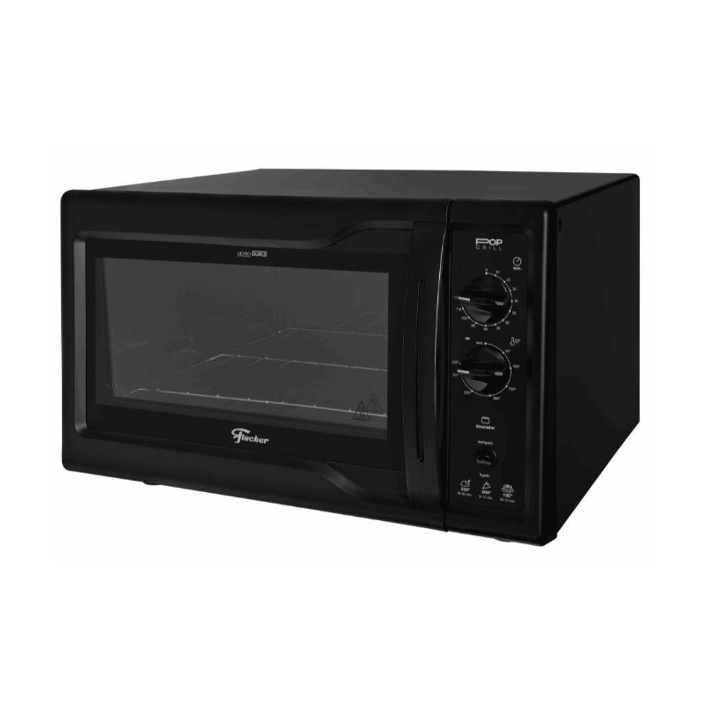 Forno Elétrico Pop Grill Bancada 44L Black Fischer 220V - 1