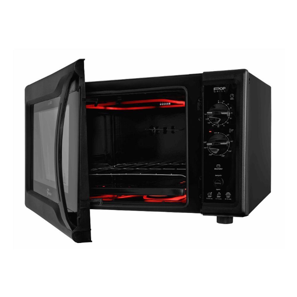 Forno Elétrico Pop Grill Bancada 44L Black Fischer 220V - 3