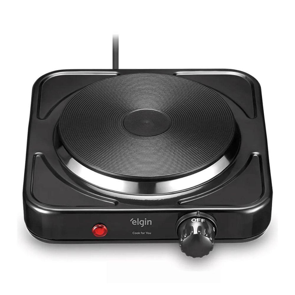 Fogao Cooktop Eletrico Portatil Elgin Fog20 1 Boca 1000w - 110v - 1