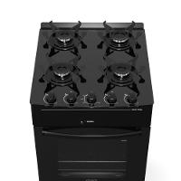 Fogão 4 Bocas A Gás Realce Smart Glass CR223 Preto Bivolt - 2