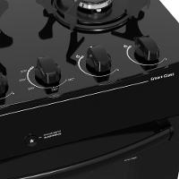 Fogão 4 Bocas A Gás Realce Smart Glass CR223 Preto Bivolt - 7