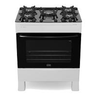 Fogão 5 Bocas A Gás Realce Smart Glass CR222 Branco Bivolt - 5