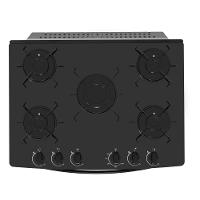 Fogão 5 Bocas A Gás Realce Smart Glass CR222 Preto Bivolt - 3