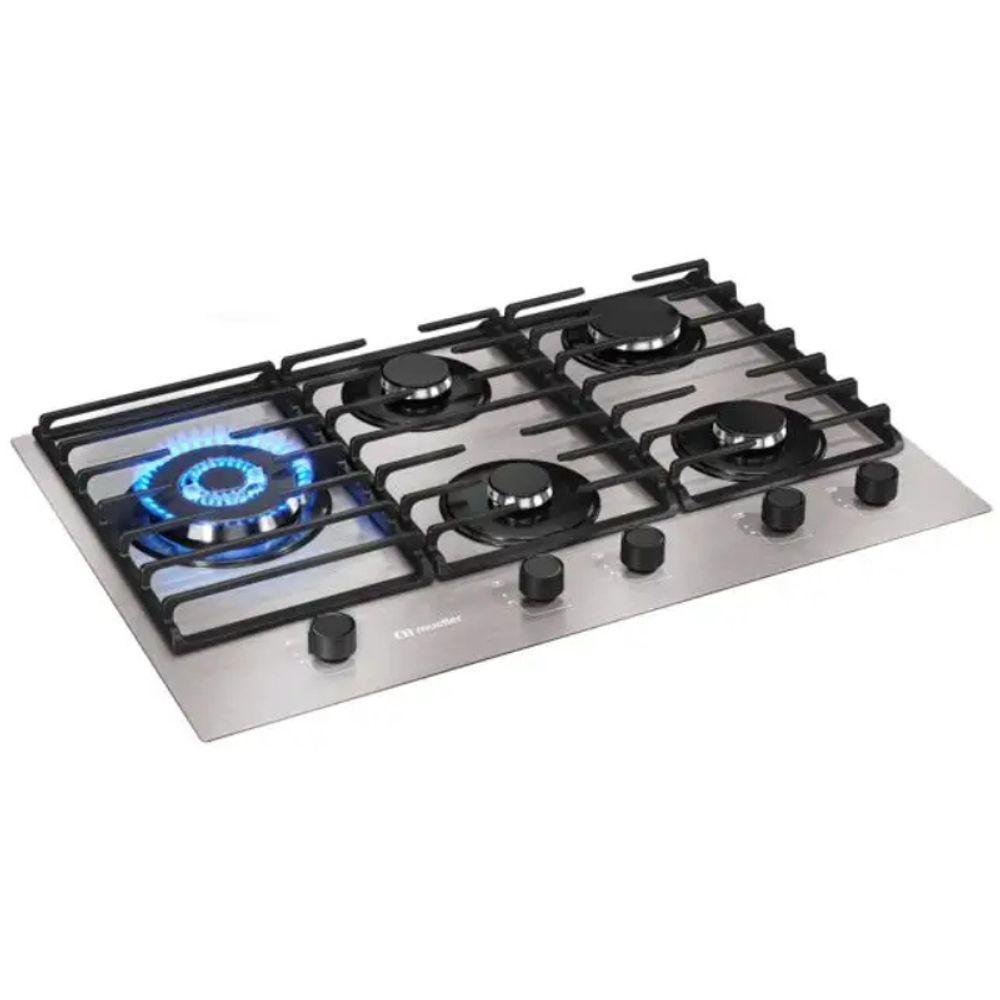 Cooktop 05 Bocas A Gás Tripla Chama MCG5BL Prata Mueller Bivolt - 3