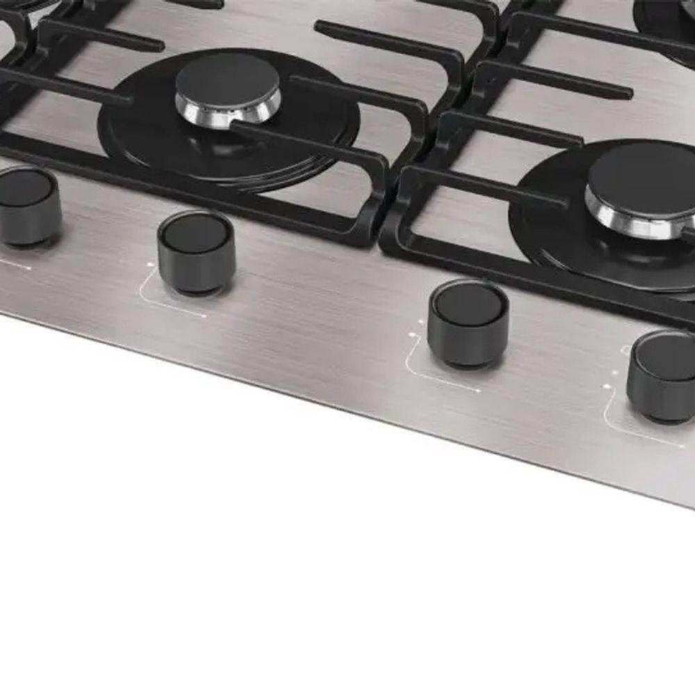 Cooktop 05 Bocas A Gás Tripla Chama MCG5BL Prata Mueller Bivolt - 4