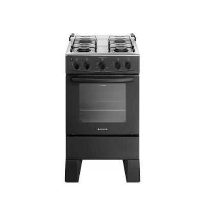 Fogão 4 Bocas Atlas Milão Plus Com Mesa De Inox A Gás Bivolt
