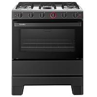 Fogão A Gás Esmaltec Mesa Inox E Forno 84L Limpa Fácil Ideal Super Preto 5 Bocas Bivolt - 2