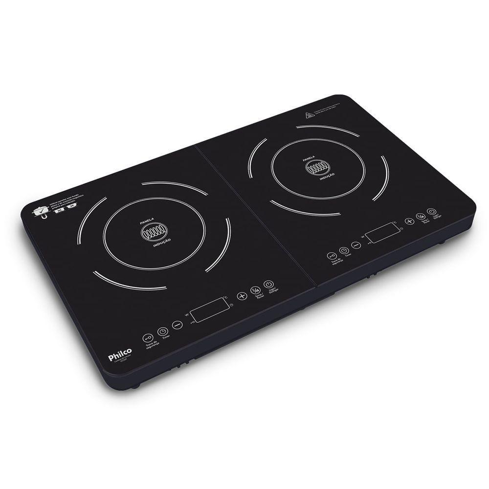 Cooktop De Indução Portátil Philco 2 Queimadores PCT20P 220V - 1