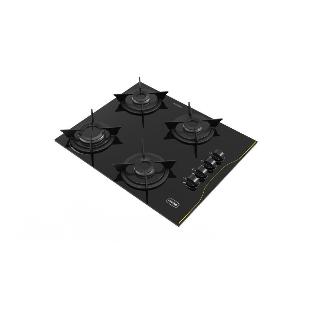 Cooktop 4 Bocas A Gás Realce Bivolt CR224 Preto Bivolt - 3