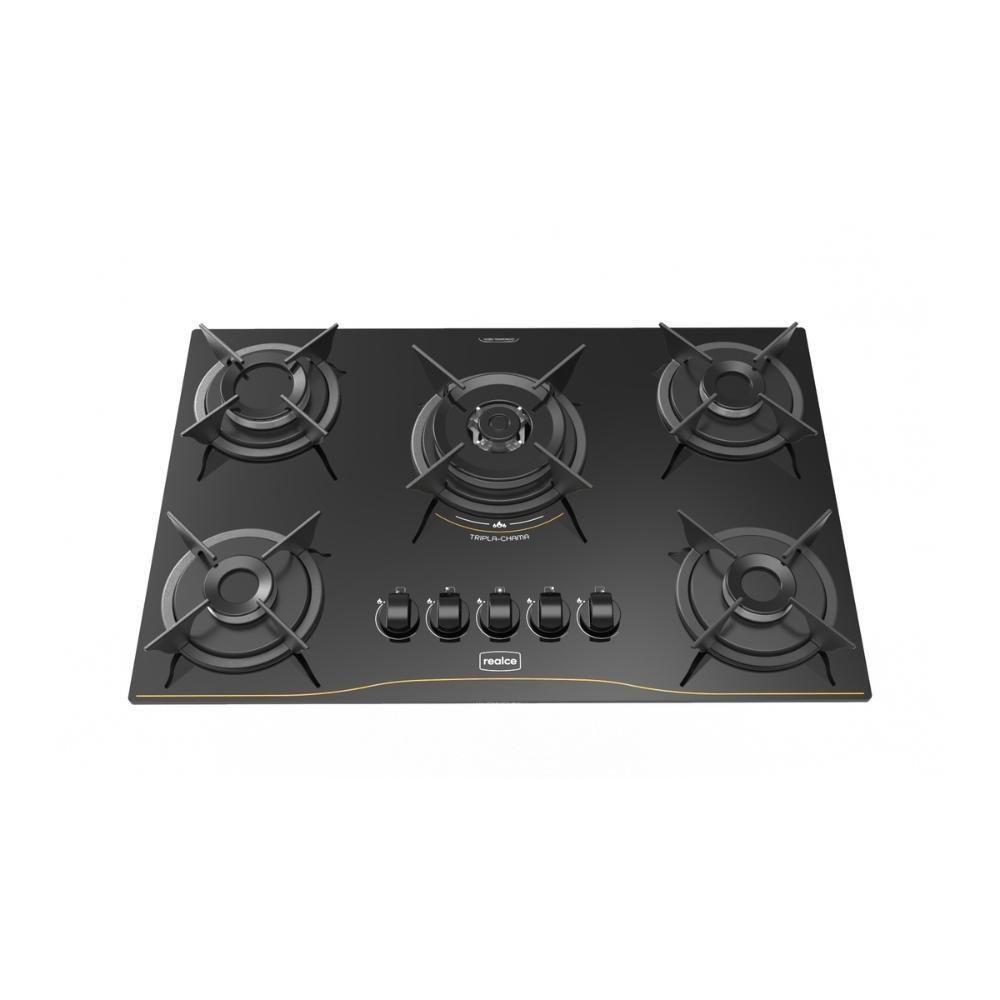 Cooktop 5 Bocas A Gás Realce Bivolt CR225 Preto Bivolt - 3