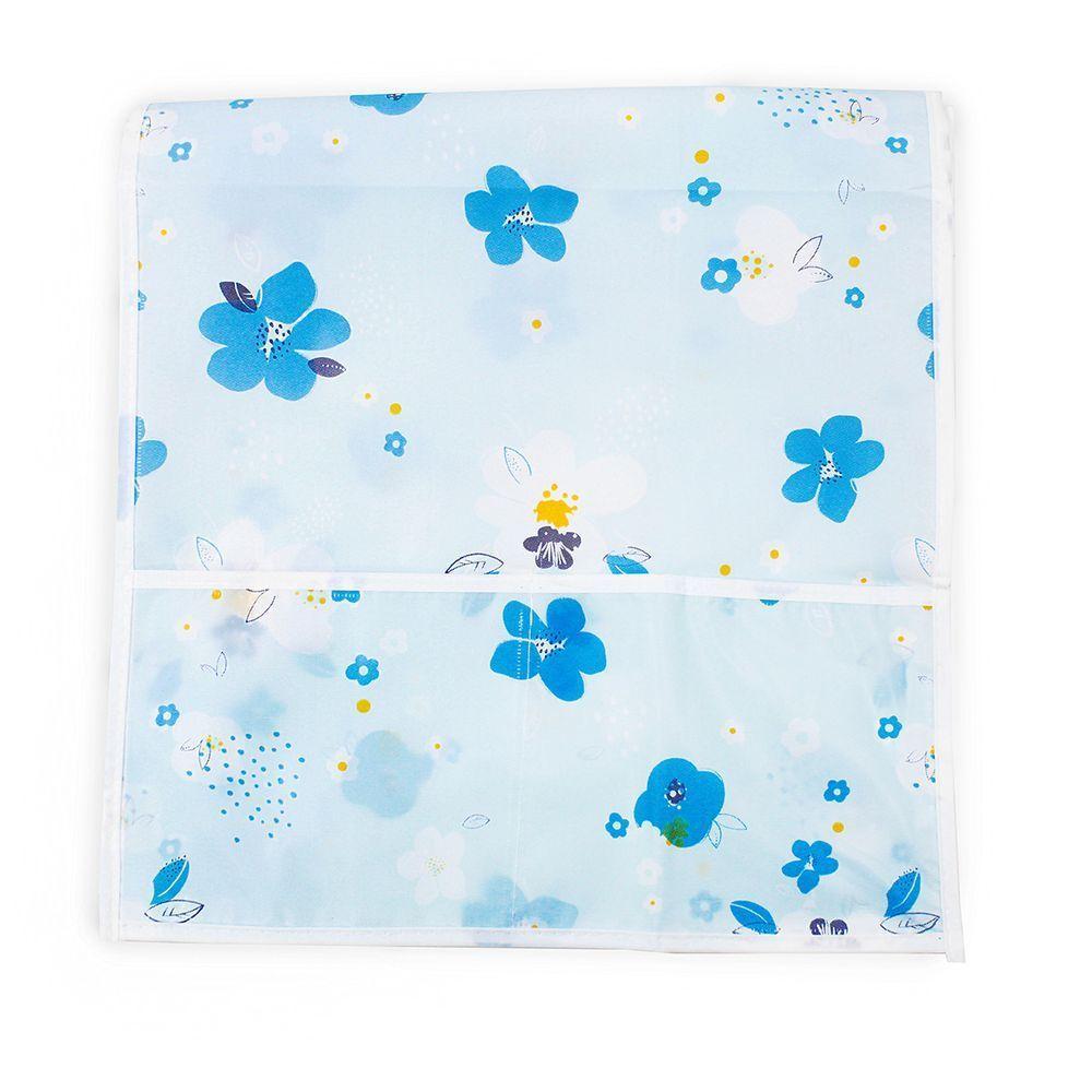 Capa Protetora Para Microondas Forno Eletrico Eletrodomesticos 85x35cm Estampa: Flor Azul - 1