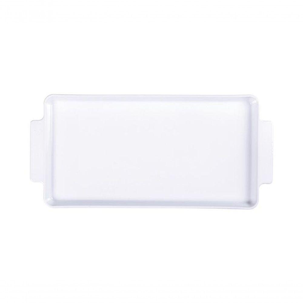 Travessa Retangular Tramontina Maria Augusta 28x15cm Em Porcelana - 1