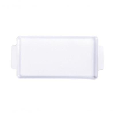 Travessa Retangular Tramontina Maria Augusta 28x15cm Em Porcelana
