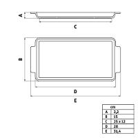 Travessa Retangular Tramontina Maria Augusta 28x15cm Em Porcelana - 2