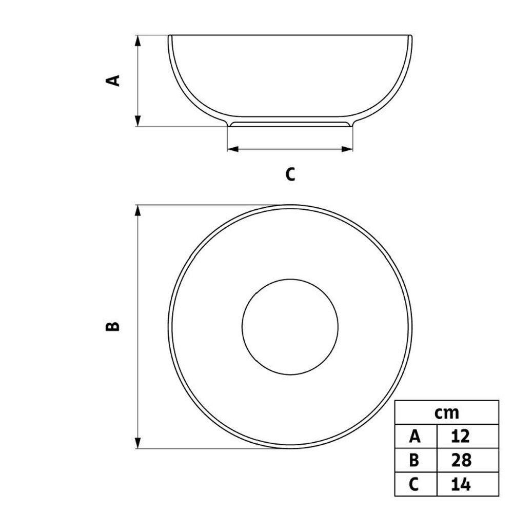 Saladeira Tramontina Maria Augusta 28cm Em Porcelana - 3