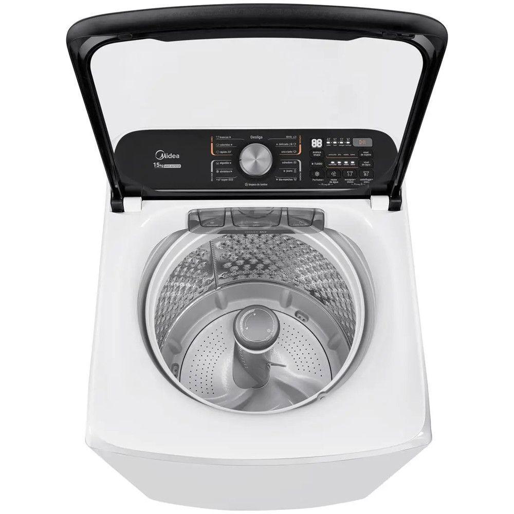 Máquina De Lavar 15kg MA512W150A WKBR Wave Agitator Midea Branco 110V - 2