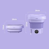 Mini Maquina De Lavar Roupas Dobrável Portátil 6,5 Litros Verde - 6