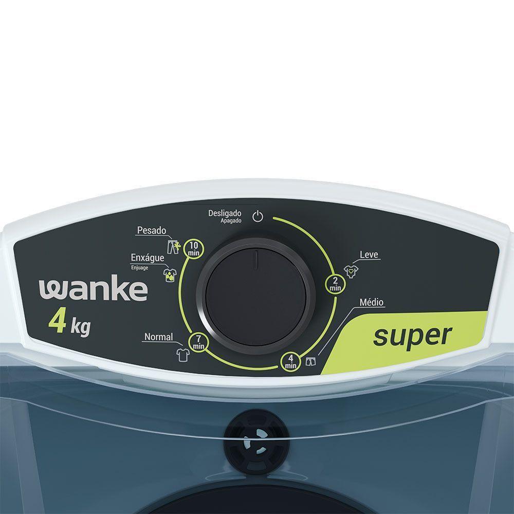 Máquina De Lavar Wanke 4kg Super Semi-automática Branco 220V - 4