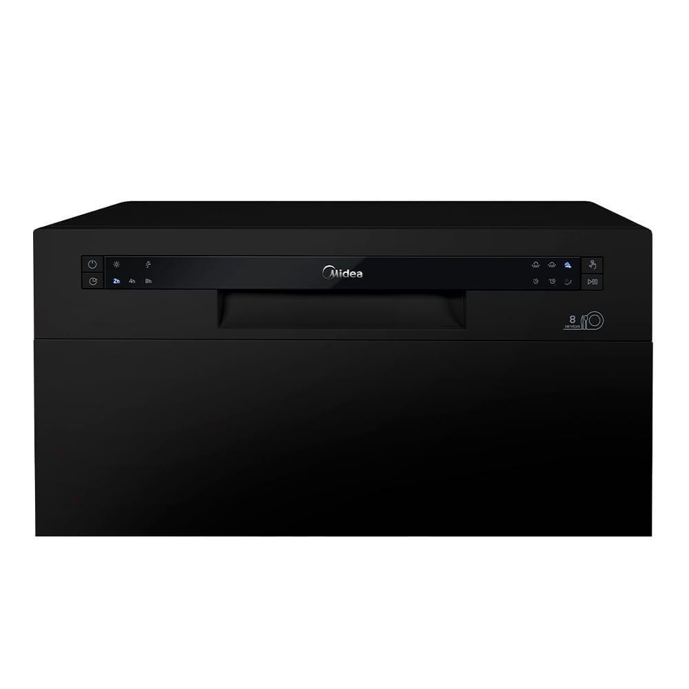 Lava Louças Midea 8 Serviços Preta DWA08P1 110V - 8