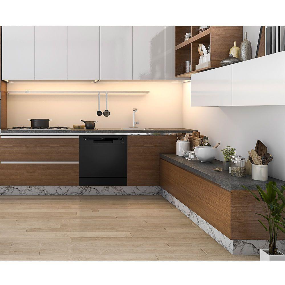 Lava Louças Midea 8 Serviços Preta DWA08P1 110V - 10