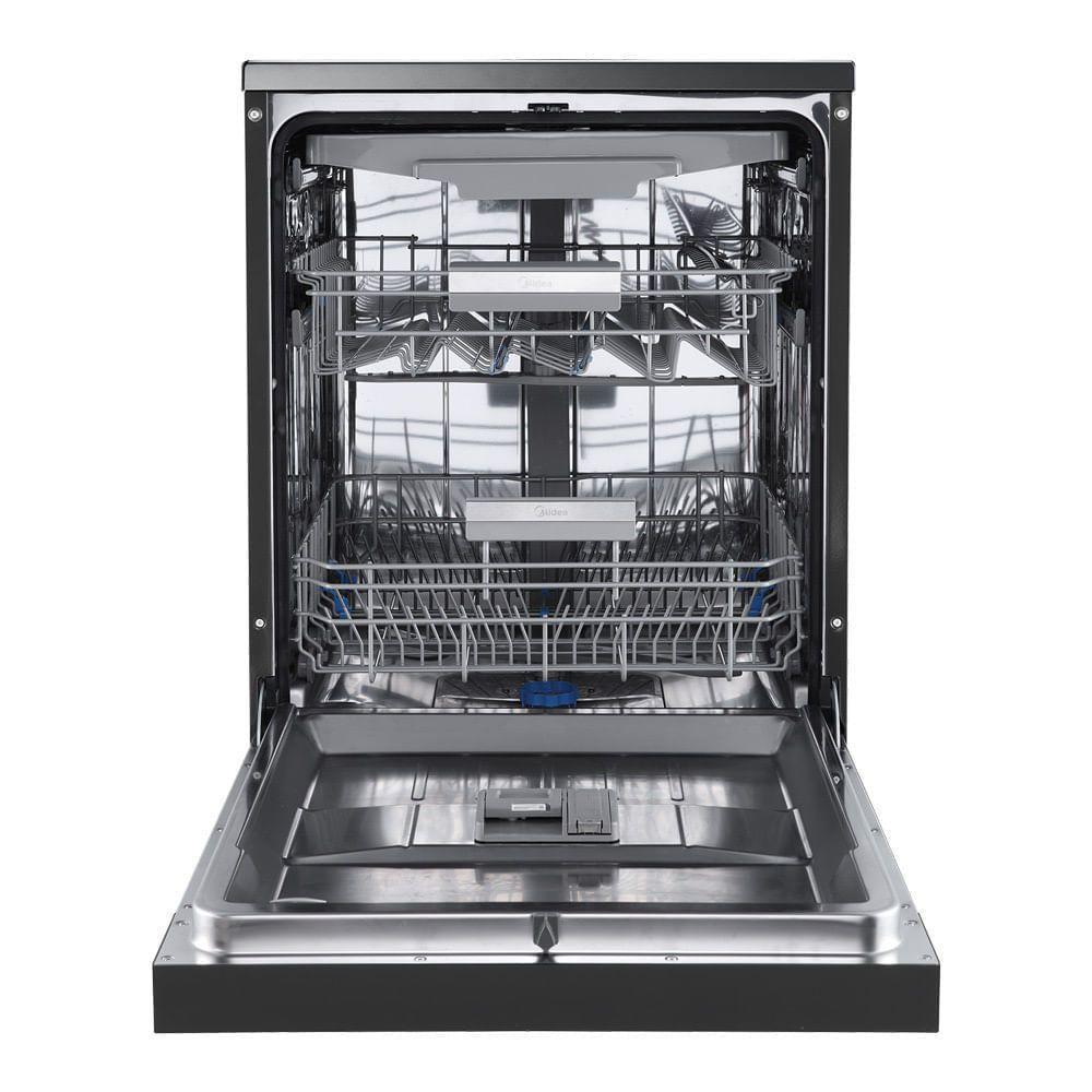 Lava Louças 14 Serviços Black Inox Smarthome Midea MDWEF1433GBS1 110V - 3