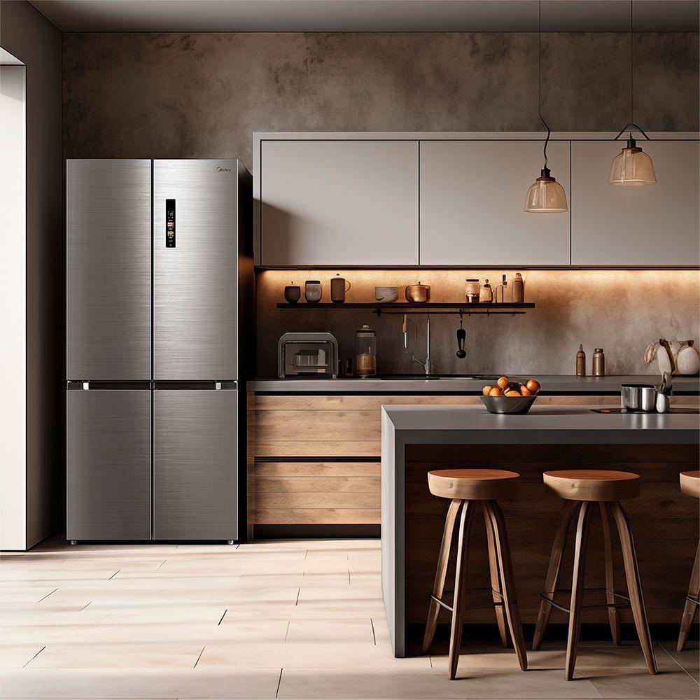Geladeira Midea Multidoor Frost Free Inverter Smart Inox 474L Bivolt MD-RF691FGD463 - 7