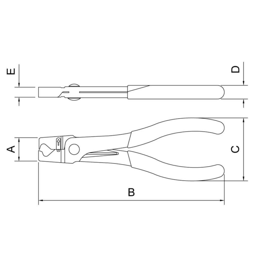 Alicate Para Abraçadeiras Clic-r 7 Tramontina Pro - 3