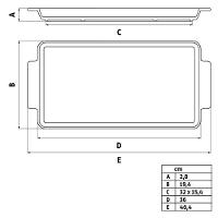 Travessa Retangular Tramontina Maria Augusta 36x19 Cm Em Porcelana - 2