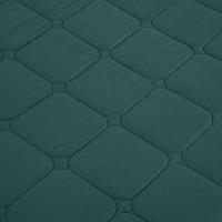 Kit Cobre Leito Colcha Speciale Casal Matelado Toque Acetinado 400 Fios 3 Peças Verde - 100% Poliéster - 6