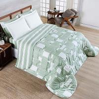 Edredom Benim Queen 01 Peça Micropercal 400 Fios Dupla Face Estampado - Adria - 100% Poliéster - 1