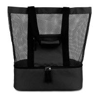 Bolsa Praia Com Compartimento Termico Piscina Campo Preto - 1