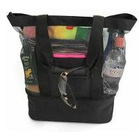 Bolsa Praia Com Compartimento Termico Piscina Campo Preto - 3