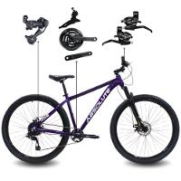 Bicicleta Aro 29 Absolute 21 Marchas Quadro Alumínio Freio A Disco Mtb - Roxo - 15 Roxo - 1