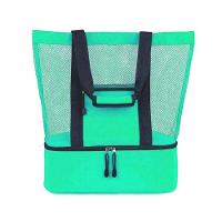 Bolsa Praia Com Compartimento Termico Piscina Campo Verde Claro - 3