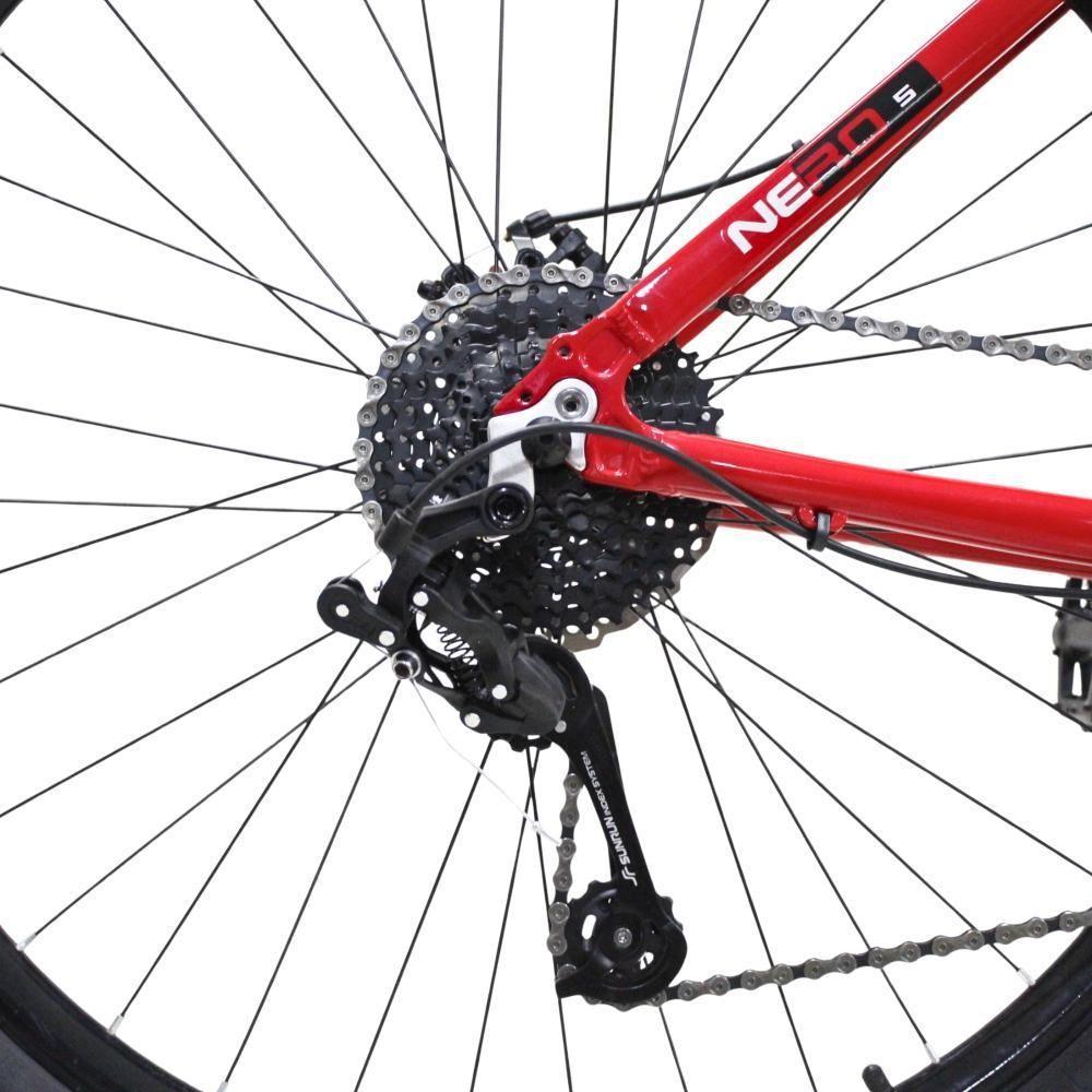 Bicicleta Aro 29 Absolute 21 Marchas Quadro Alumínio Freio A Disco Mtb - Vermelho - 19 Vermelho - 5