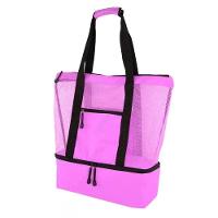 Bolsa Praia Com Compartimento Termico Piscina Campo Rosa - 1