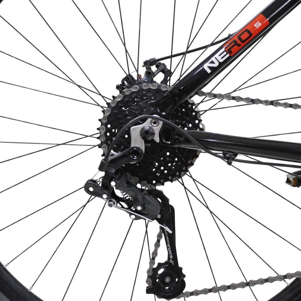 Bicicleta Aro 29 Absolute 21 Marchas Quadro Alumínio Freio A Disco Mtb - Preto - 17 Preto - 5