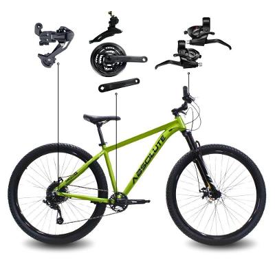 Bicicleta Aro 29 Absolute 21 Marchas Quadro Alumínio Freio A Disco Mtb - Verde - 19 Verde