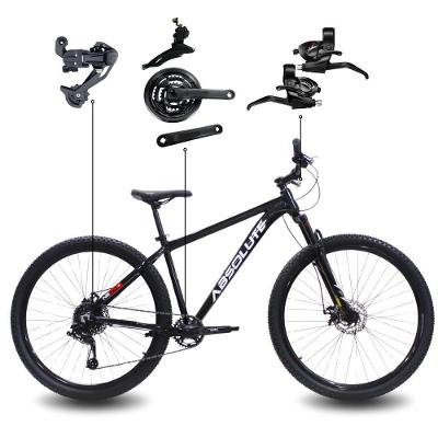 Bicicleta Aro 29 Absolute 21 Marchas Quadro Alumínio Freio A Disco Mtb - Preto - 15 Preto