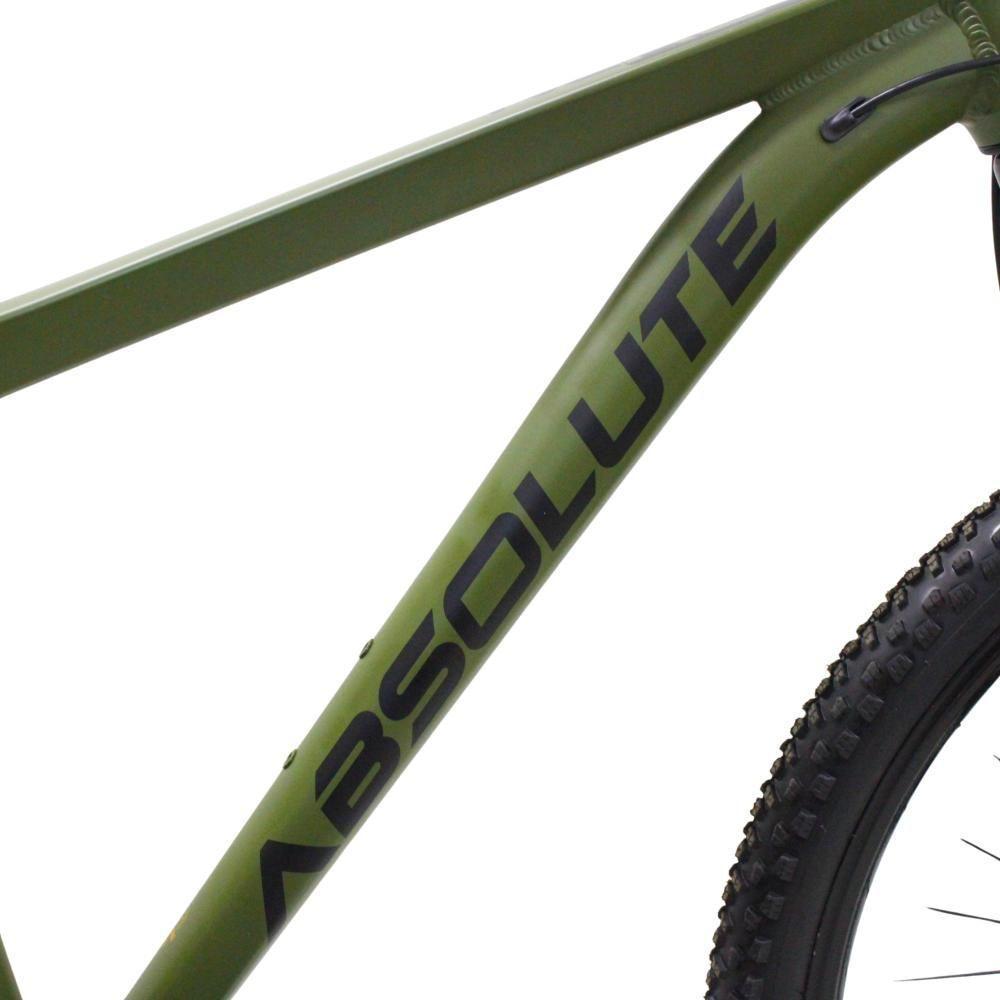 Bicicleta Aro 29 Absolute 21 Marchas Quadro Alumínio Freio A Disco Mtb - Oliva - 15 Oliva - 2
